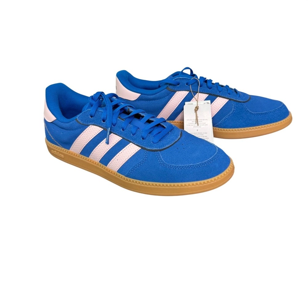 Adidas Breaknet Sleek Womens Sneakers Blue Pink Gum Sole JH6901 Size 8.5 NEW